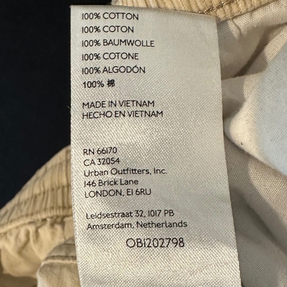 Men's - Urban Outfitters BDG Beige Corduroy Relaxed Fit Painter Pants - Size L - Picture 15 of 15